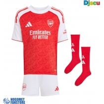 Arsenal Riccardo Calafiori #33 Domaci Dres za djecu 2025-26 Kratak Rukav (+ Kratke hlače)